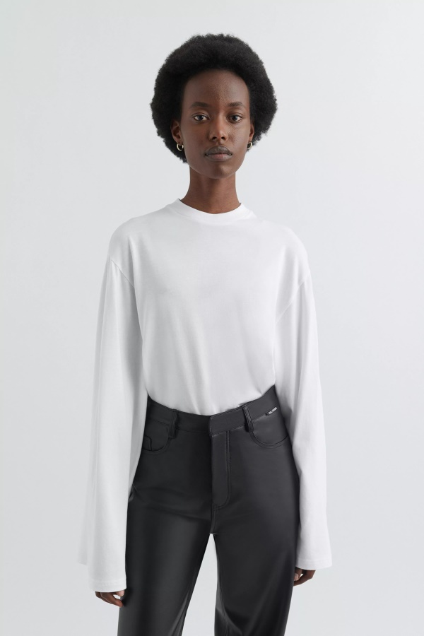 Yerli Uzun Kollu T-shirt Axel Arigato Beyaz