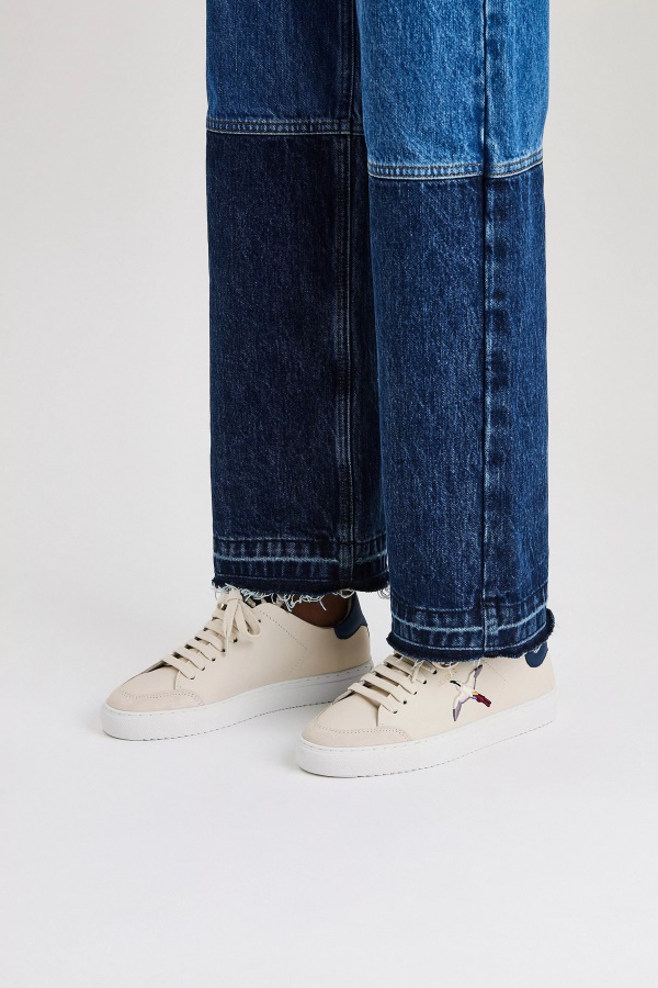 Temiz 90 üçlü Arı Kuş Cremino Mavi Axel Arigato