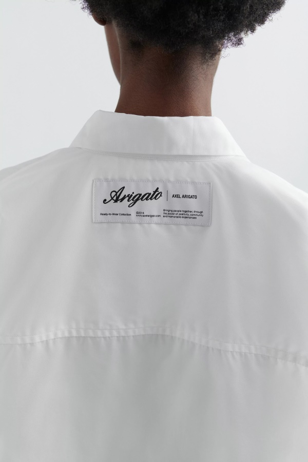 Ağ Büyük Beden Gömlek Beyaz Axel Arigato