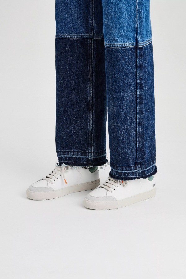 Temiz 90 üçlü Axel Arigato Beyaz Yeşil Yılan