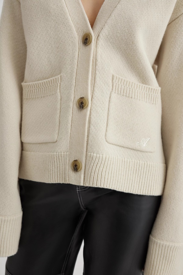 Axel Arigato Hafızalı Rahat Hırka Ekru