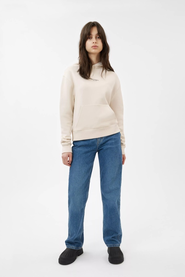 Odak Logo Kapşonlu Axel Arigato Soluk Bej