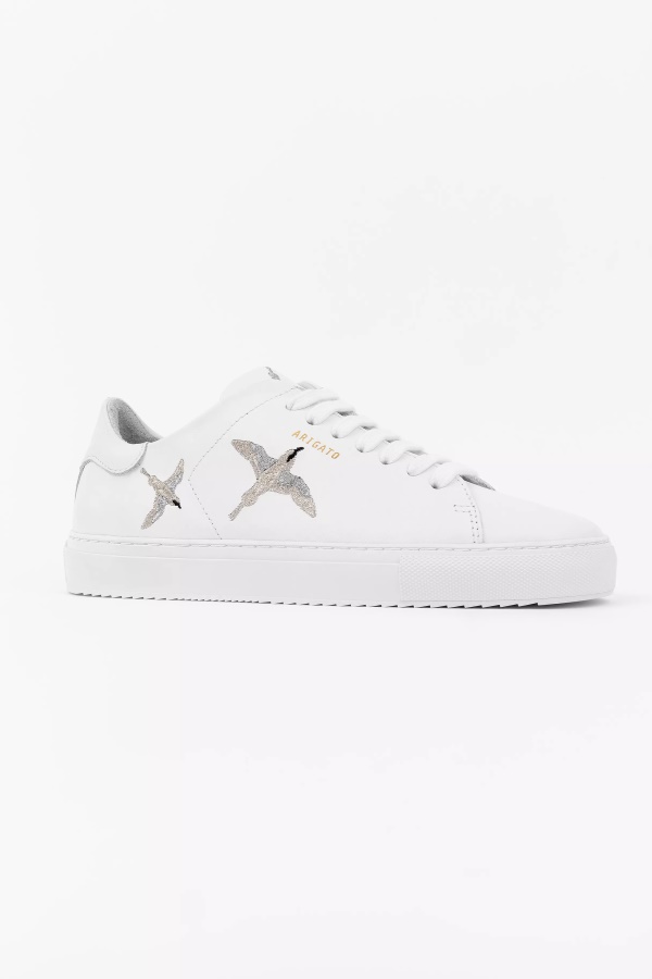 Temiz 90 Arı Kuşları Beyaz Gümüş Axel Arigato