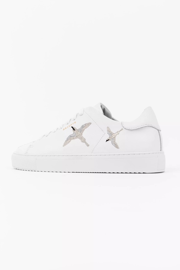 Temiz 90 Arı Kuşları Beyaz Gümüş Axel Arigato