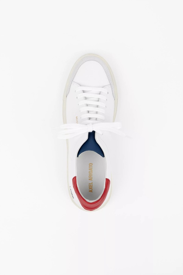 Temiz 90 üçlü Axel Arigato Beyaz Kırmızı Mavi