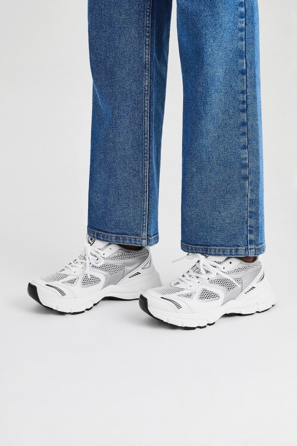 Axel Arigato Beyaz Gümüş Maraton Koşucusu