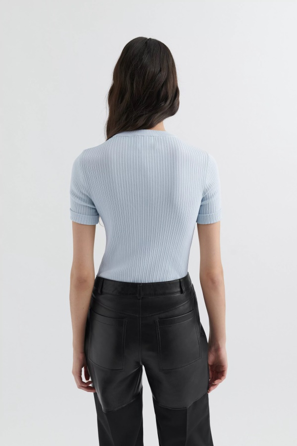 Axel Arigato Onur örgü T-shirt Açık Mavi