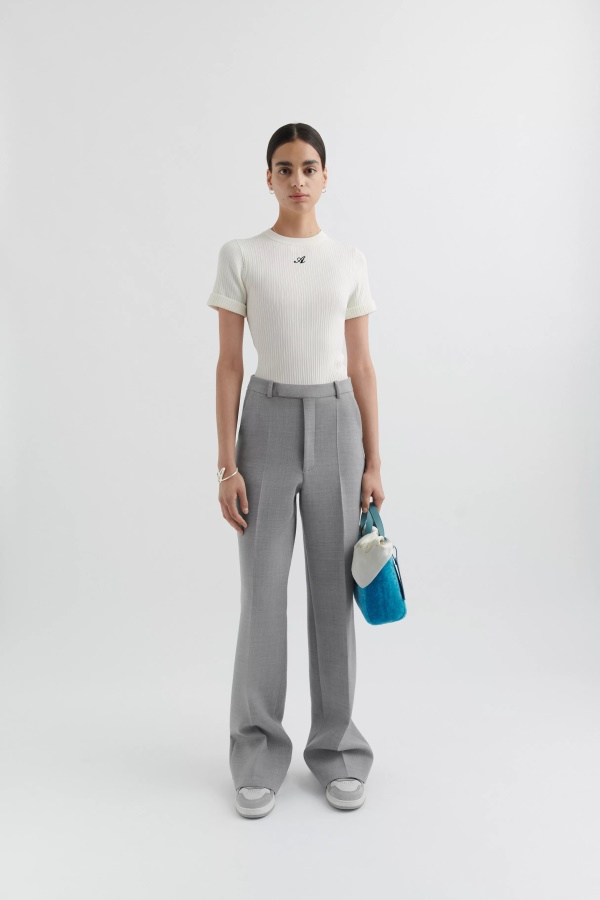 Axel Arigato Ekru Onur örgü T-shirt