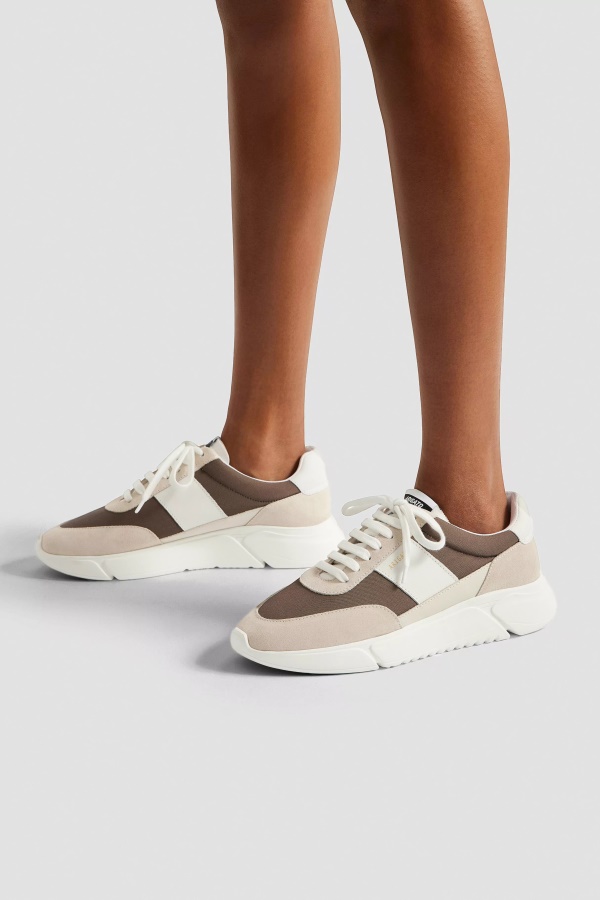 Axel Arigato Genesis Bağbozumu Koşucu Kahverengi Beyaz