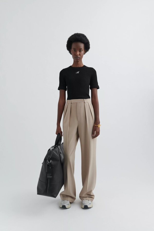 Onur örgü T-shirt Axel Arigato Siyah