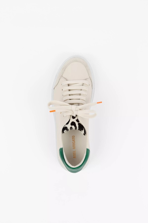 Axel Arigato Clean 90 üçlü Hayvan Kremino Koyu Yeşil Leopar