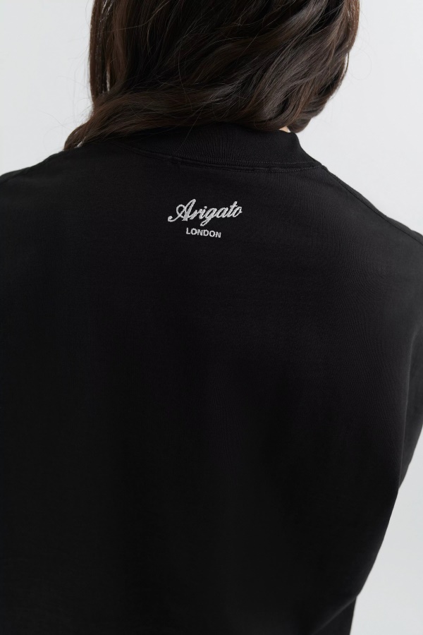 Axel Arigato Siyah Formül Büyük Beden Tişört