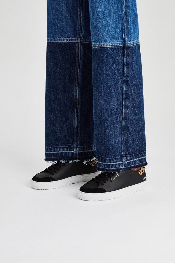 Clean 90 üçlü Hayvan Axel Arigato Siyah Leopar Kremino