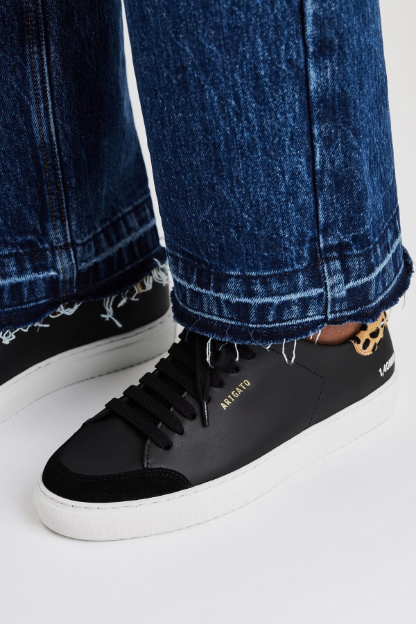 Clean 90 üçlü Hayvan Axel Arigato Siyah Leopar Kremino