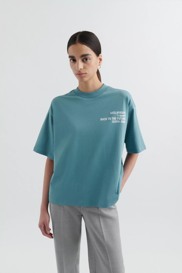 Era T-shirt Açık Petrol Mavisi Axel Arigato