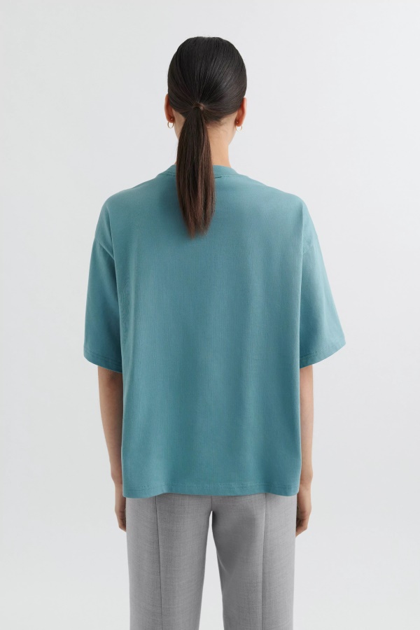 Era T-shirt Açık Petrol Mavisi Axel Arigato