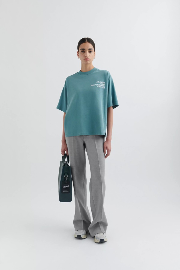 Era T-shirt Açık Petrol Mavisi Axel Arigato