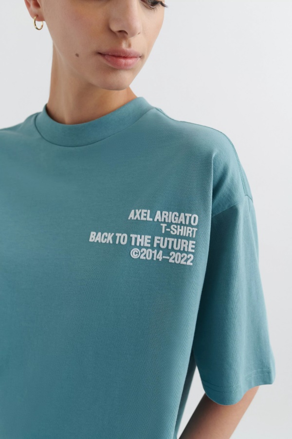 Era T-shirt Açık Petrol Mavisi Axel Arigato