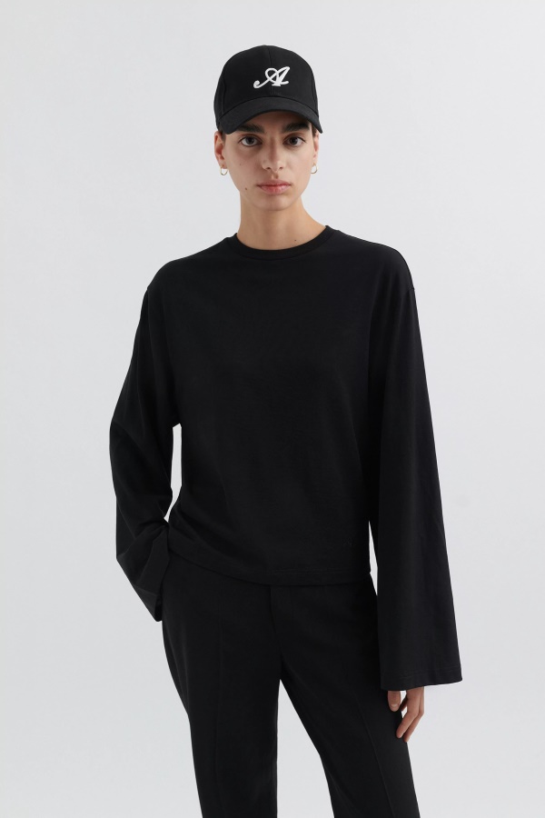 Yerli Uzun Kollu T-shirt Siyah Axel Arigato