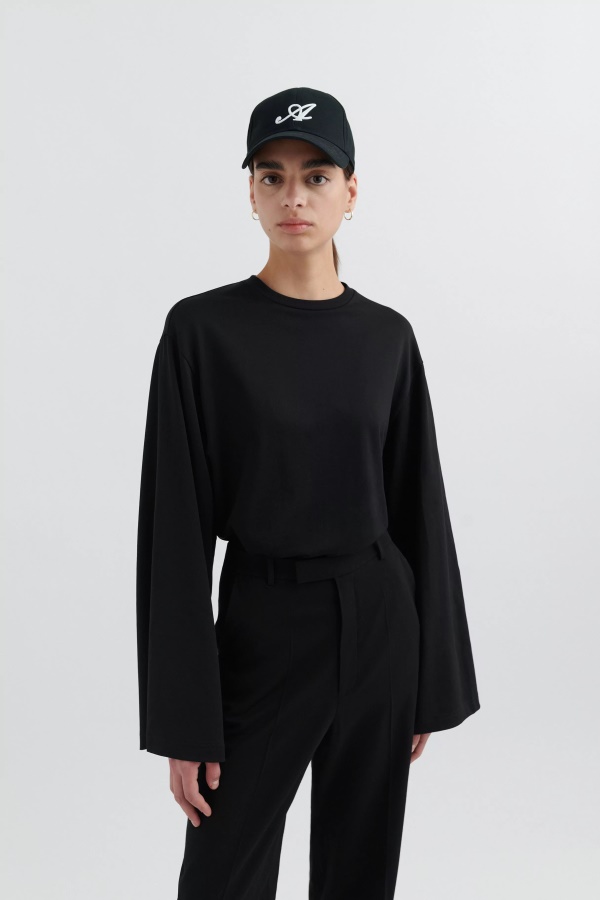 Yerli Uzun Kollu T-shirt Siyah Axel Arigato