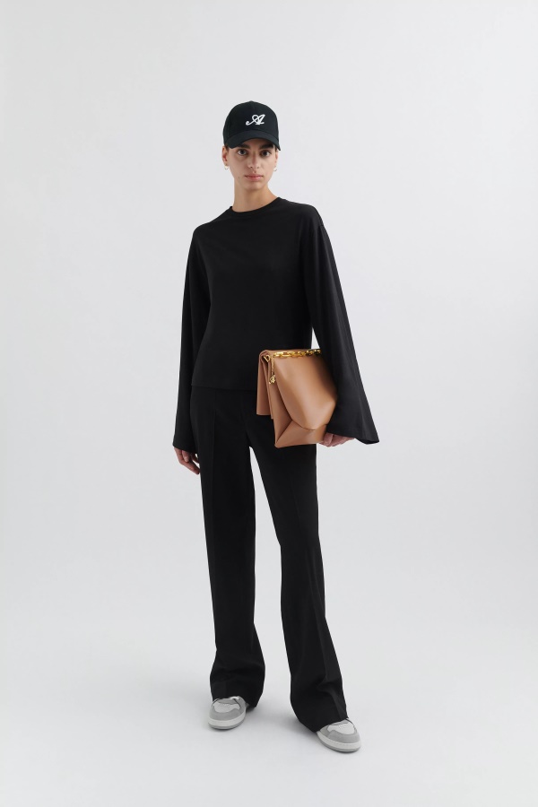 Yerli Uzun Kollu T-shirt Siyah Axel Arigato