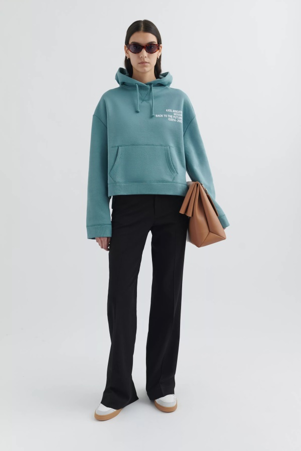 Tedavi Kırpılmış Kapüşonlu Brittany Mavi Axel Arigato