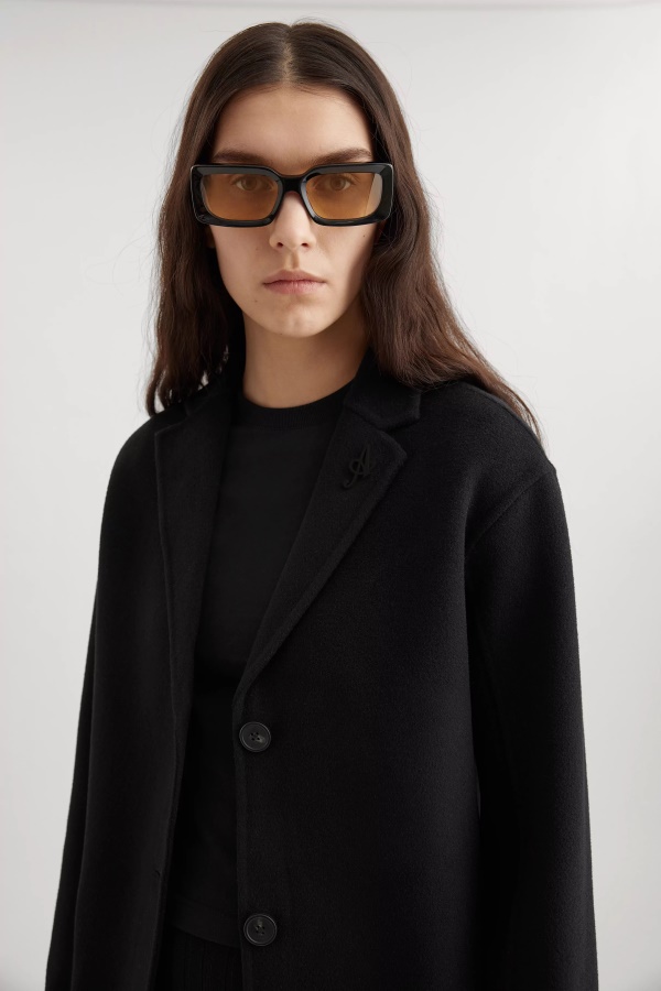 Axel Arigato şafak Yün Ceket Siyah