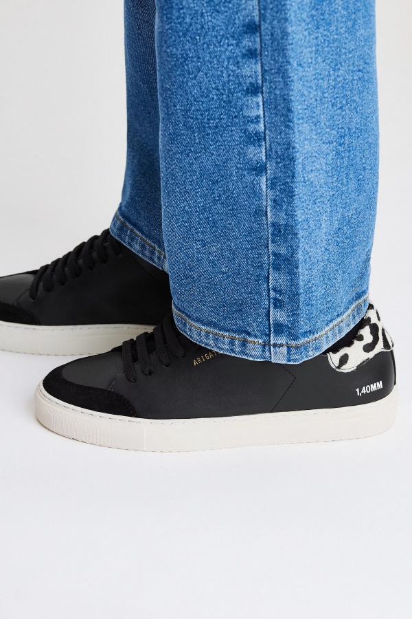 Temiz 90 üçlü Hayvan Siyah Beyaz Leopar Mavi Axel Arigato